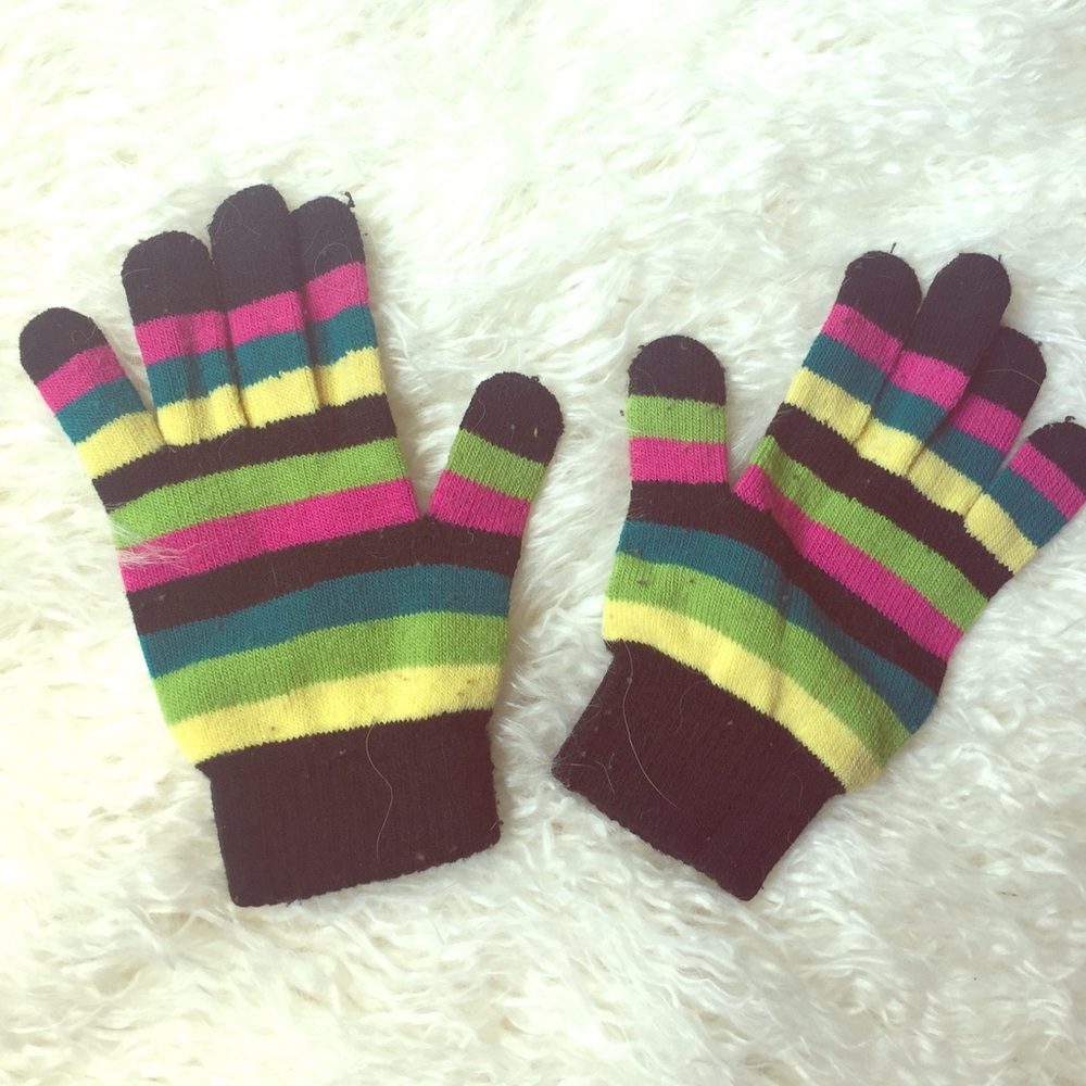 Multicolor Gloves